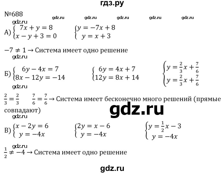 ГДЗ по алгебре 8 класс  Макарычев   задание - 688, Решебник к учебнику 2023