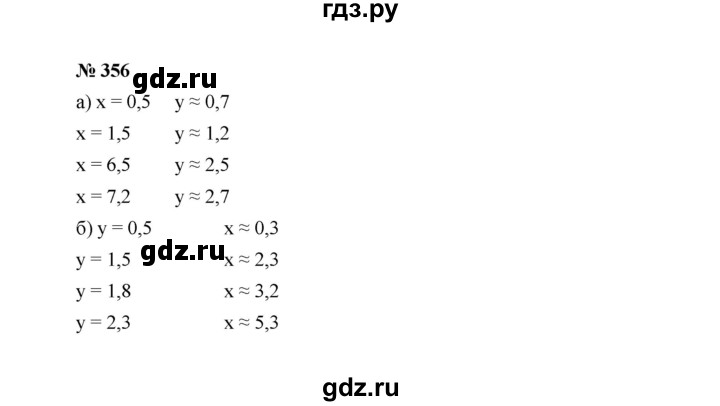 ГДЗ по алгебре 8 класс  Макарычев   задание - 356, Решебник к учебнику 2022