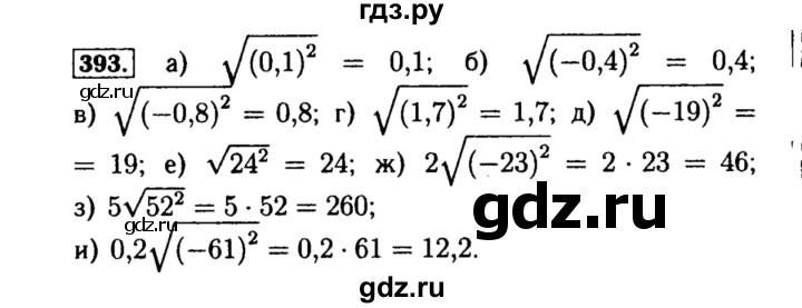 ГДЗ по алгебре 8 класс  Макарычев   задание - 393, Решебник к учебнику 2015