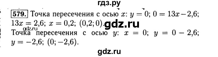 ГДЗ по алгебре 8 класс  Макарычев   задание - 579, Решебник к учебнику 2015