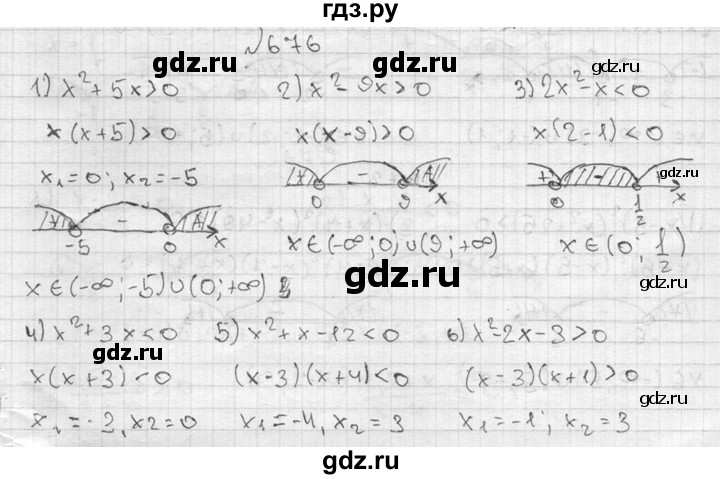 ГДЗ по алгебре 8 класс  Алимов   номер - 676, Решебник №1
