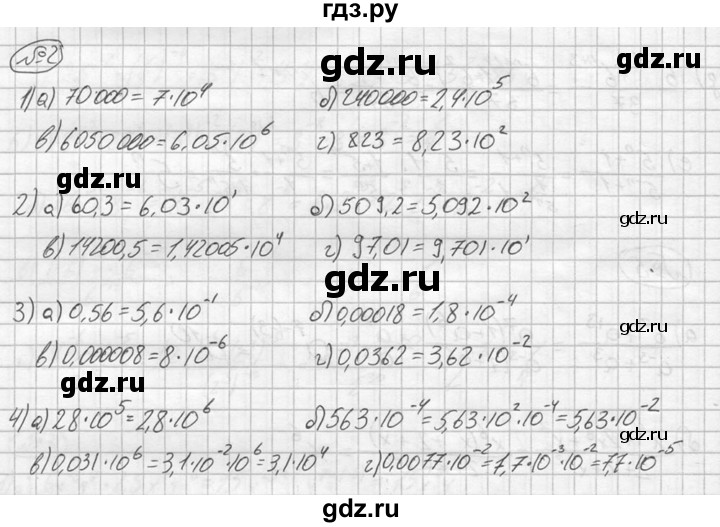 ГДЗ по алгебре 8 класс Жохов дидактические материалы  самостоятельная работа / вариант 1 / С-46 - 2, решебник №2