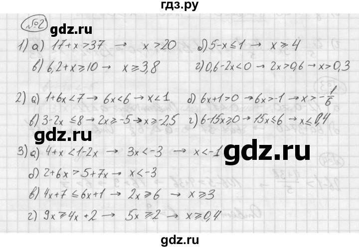 ГДЗ по алгебре 8 класс Жохов дидактические материалы  самостоятельная работа / вариант 2 / С-41 - 2, решебник №2