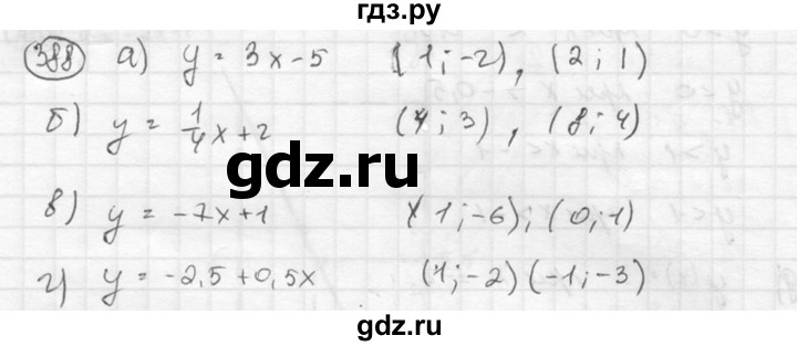 ГДЗ по алгебре 8 класс  Никольский   номер - 388, Решебник №1 к учебнику 2015
