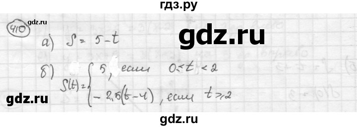 ГДЗ по алгебре 8 класс  Никольский   номер - 410, Решебник №1 к учебнику 2015