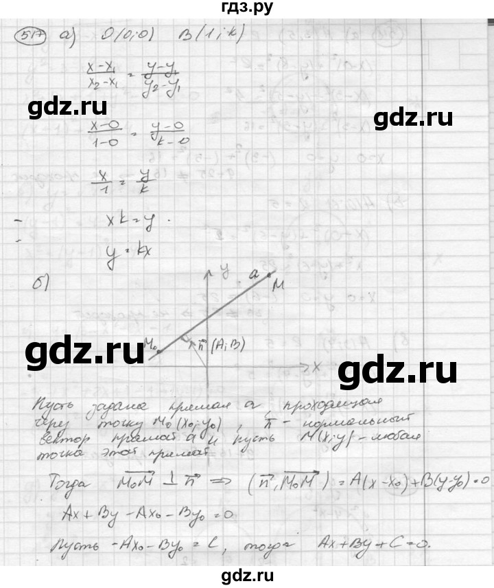 ГДЗ по алгебре 8 класс  Никольский   номер - 517, Решебник №1 к учебнику 2015