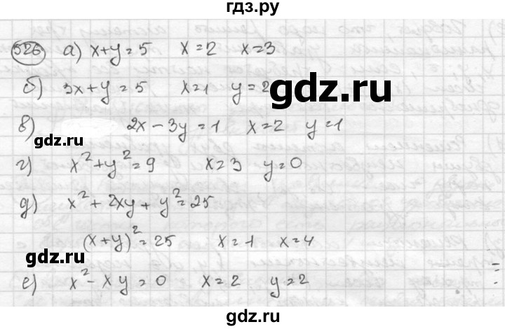 ГДЗ по алгебре 8 класс  Никольский   номер - 526, Решебник №1 к учебнику 2015
