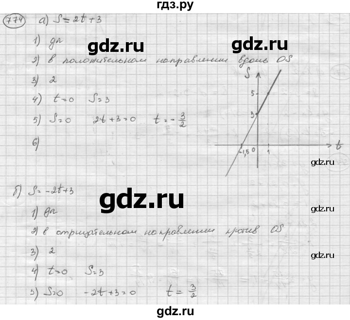 ГДЗ по алгебре 8 класс  Никольский   номер - 774, Решебник №1 к учебнику 2015