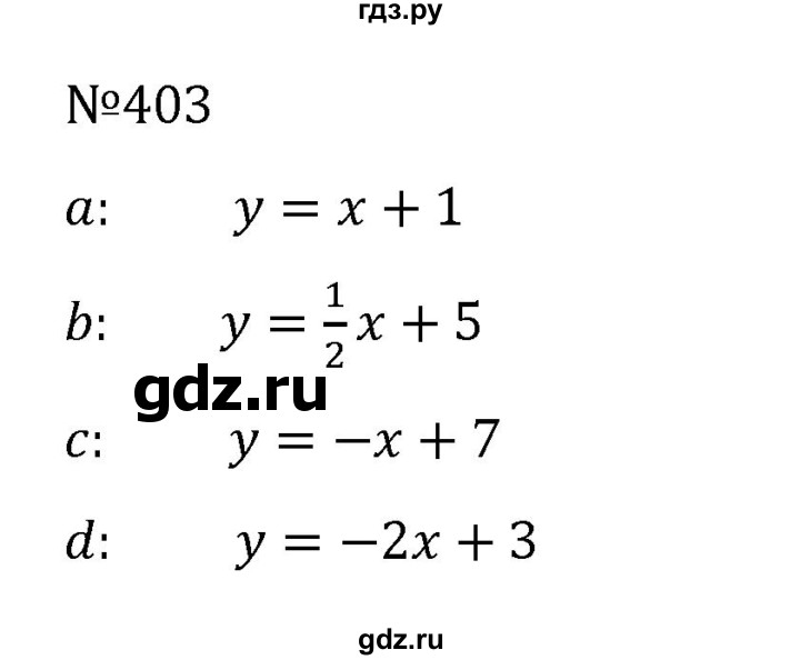 ГДЗ по алгебре 8 класс  Никольский   номер - 403, Решебник к учебнику 2022