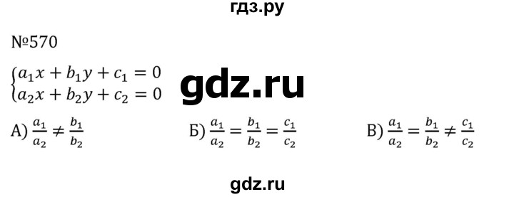 ГДЗ по алгебре 8 класс  Никольский   номер - 570, Решебник к учебнику 2022