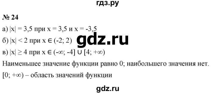 ГДЗ по алгебре 9 класс  Макарычев  Базовый уровень задание - 24, Решебник к учебнику 2021