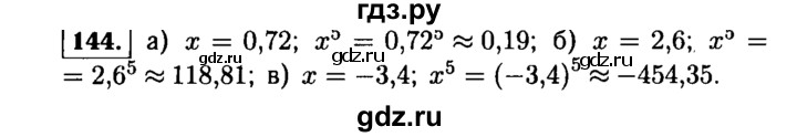 ГДЗ по алгебре 9 класс  Макарычев  Базовый уровень задание - 144, Решебник к учебнику 2015