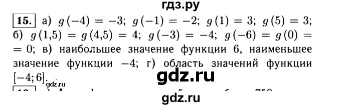 ГДЗ по алгебре 9 класс  Макарычев  Базовый уровень задание - 15, Решебник к учебнику 2015