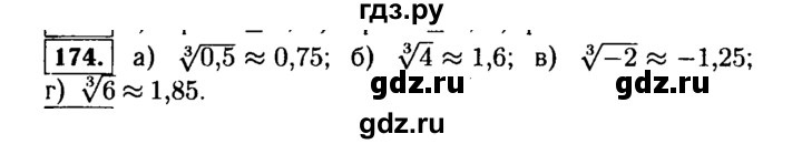 ГДЗ по алгебре 9 класс  Макарычев  Базовый уровень задание - 174, Решебник к учебнику 2015