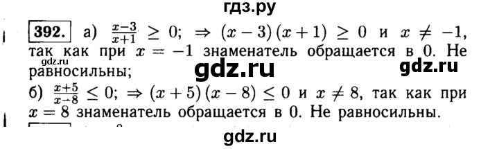 ГДЗ по алгебре 9 класс  Макарычев  Базовый уровень задание - 392, Решебник к учебнику 2015