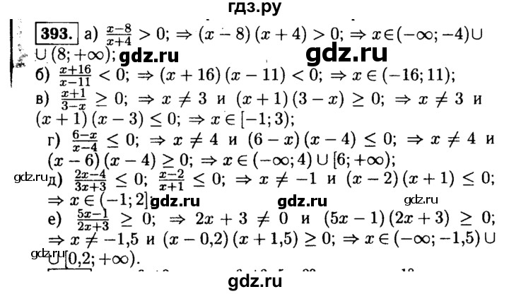 ГДЗ по алгебре 9 класс  Макарычев  Базовый уровень задание - 393, Решебник к учебнику 2015