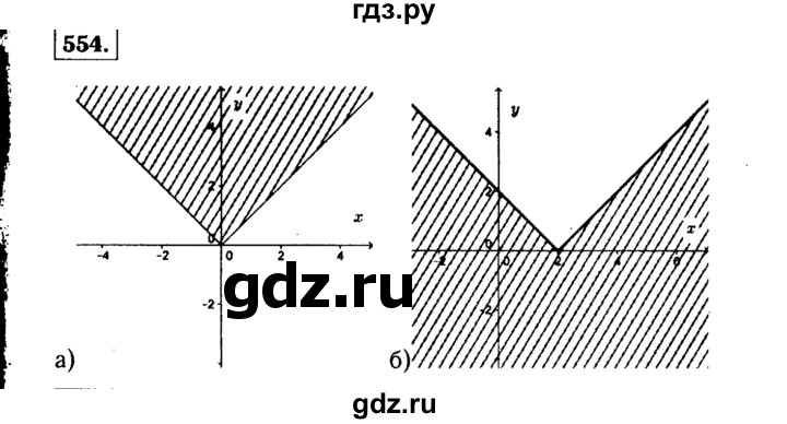 ГДЗ по алгебре 9 класс  Макарычев  Базовый уровень задание - 554, Решебник к учебнику 2015