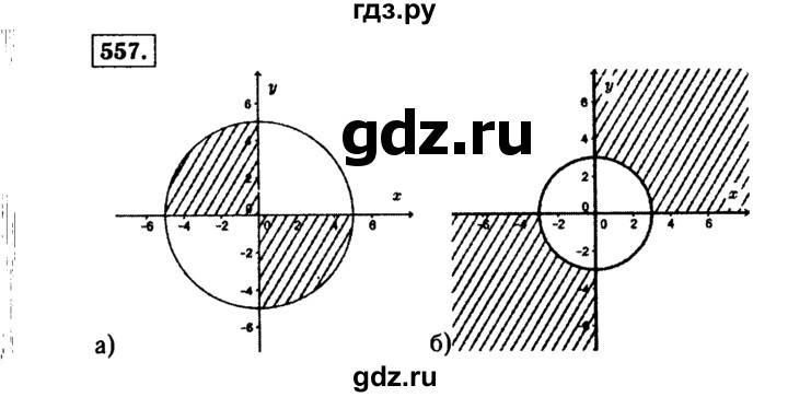ГДЗ по алгебре 9 класс  Макарычев  Базовый уровень задание - 557, Решебник к учебнику 2015