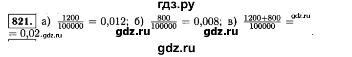 ГДЗ по алгебре 9 класс  Макарычев  Базовый уровень задание - 821, Решебник к учебнику 2015