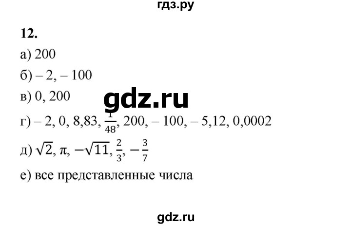 ГДЗ по алгебре 9 класс  Макарычев  Базовый уровень задание - 12, Решебник к учебнику 2023