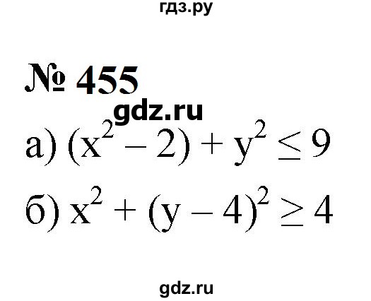 ГДЗ по алгебре 9 класс  Макарычев  Базовый уровень задание - 455, Решебник к учебнику 2023