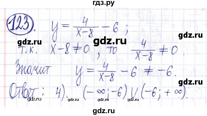 ГДЗ по алгебре 9 класс Мордкович Учебник, Задачник Базовый уровень задачник 2021 / итоговое повторение - 123, Решебник к задачнику 2021