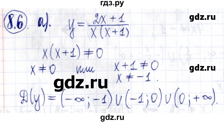 ГДЗ по алгебре 9 класс Мордкович Учебник, Задачник Базовый уровень задачник 2021 / §8 - 8.6, Решебник к задачнику 2021