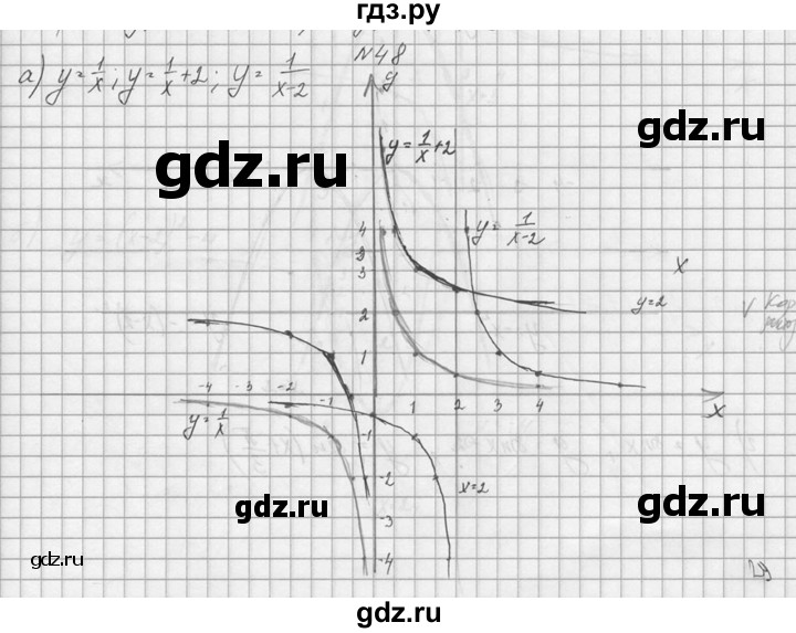 ГДЗ по алгебре 10‐11 класс  Колмогоров   номер - 48, Решебник №1