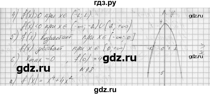 ГДЗ по алгебре 10‐11 класс  Колмогоров   номер - 97, Решебник №1