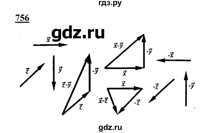 ГДЗ по геометрии 7‐9 класс  Атанасян   глава 9. задача - 756, Решебник №1 к учебнику 2016