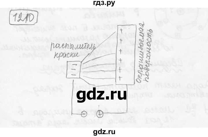 ГДЗ по физике 7‐9 класс Лукашик сборник задач  номер - 1210, решебник