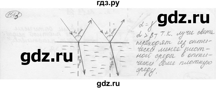 ГДЗ по физике 7‐9 класс Лукашик сборник задач  номер - 1563, решебник