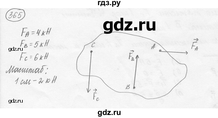 ГДЗ по физике 7‐9 класс Лукашик сборник задач  номер - 365, решебник