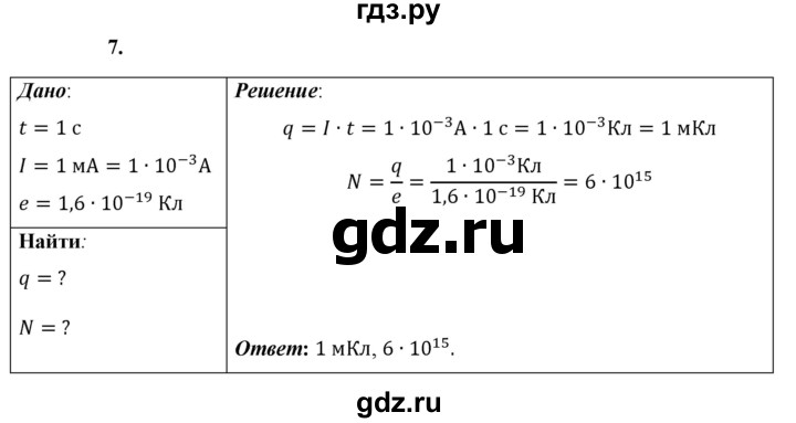 ГДЗ по физике 8 класс  Перышкин  Базовый уровень §36 / упражнение 28 - 7, Решебник №1 к учебнику 2021 (Просвещение)