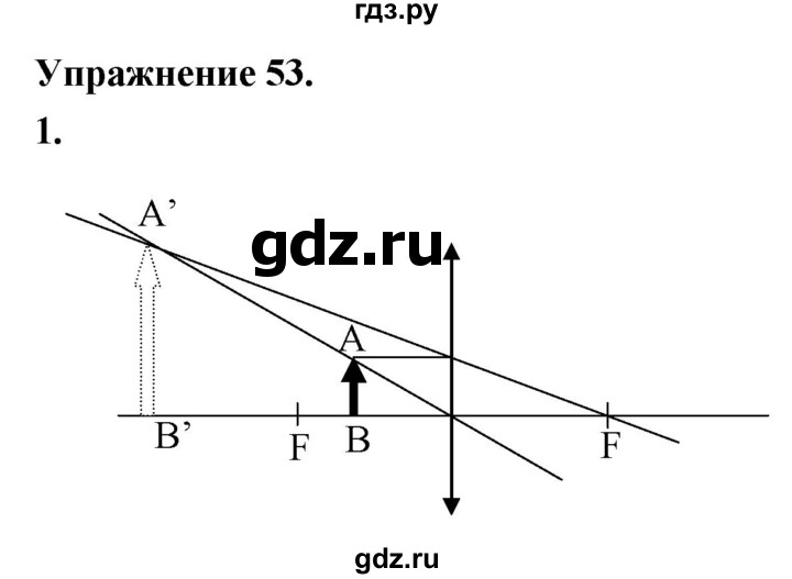 ГДЗ по физике 8 класс  Перышкин  Базовый уровень §66 / упражнение 53 (2020) - 1, Решебник к учебнику 2020 (Экзамен)