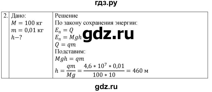 ГДЗ по физике 8 класс  Перышкин  Базовый уровень §23 / упражнение 20 (2023) - 2, Решебник к учебнику 2023 (Просвещение)