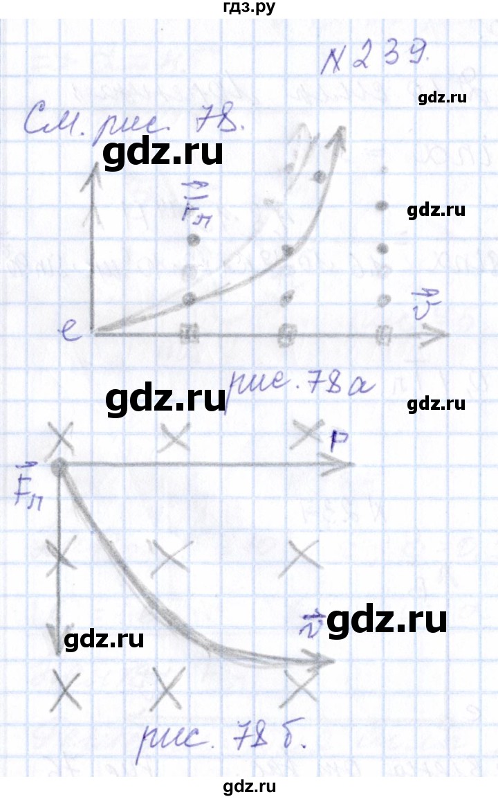 ГДЗ по физике 10 класс Громов   упражнение - 239, Решебник