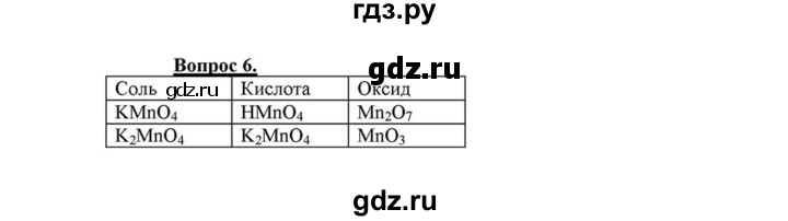 ГДЗ по химии 8 класс  Габриелян   глава 4 / §30 - 6, Решебник №1 к учебнику 2015