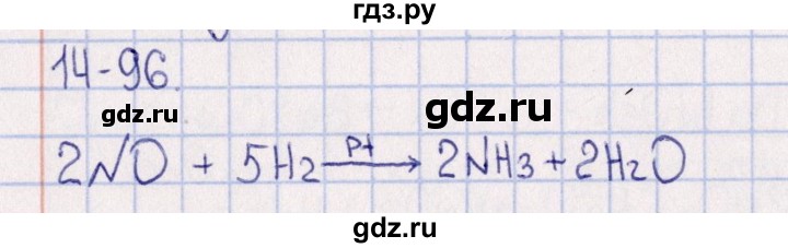 ГДЗ по химии 8‐11 класс Гольдфарб задачник  глава 14 - 14.96, Решебник
