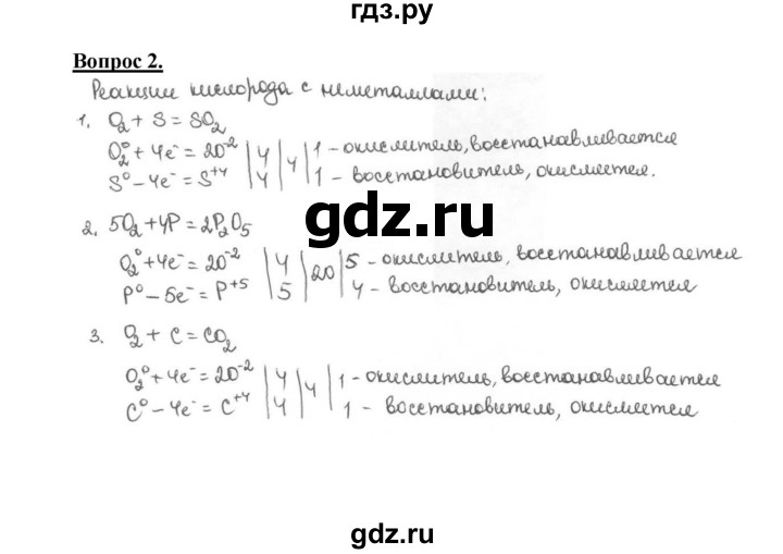 ГДЗ по химии 9 класс  Габриелян   §25 - 2, Решебник №1