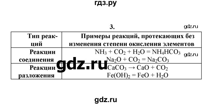ГДЗ по химии 9 класс  Рудзитис   §1 / подумай, ответь, выполни - 3, Решебник к учебнику 2022