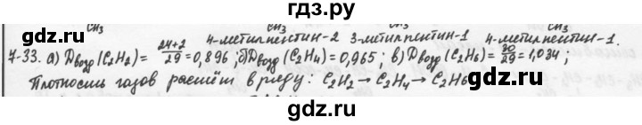 ГДЗ по химии 9 класс  Кузнецова задачник  глава 7 - 33, Решебник №1