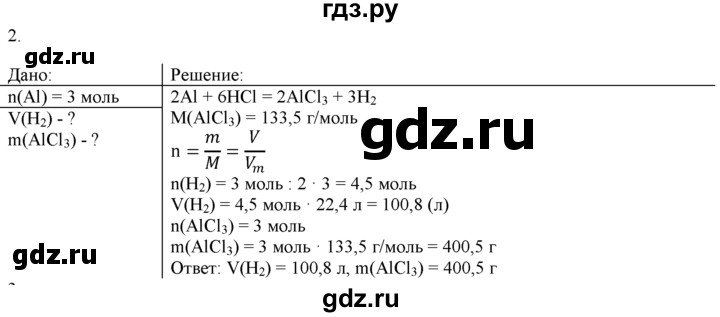 ГДЗ по химии 9 класс  Новошинский   §11 - 2, Решебник №1