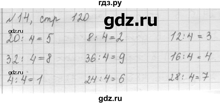 ГДЗ по математике 2 класс Рудницкая   часть 1 (страница) - 120, Решебник №2 к учебнику 2016