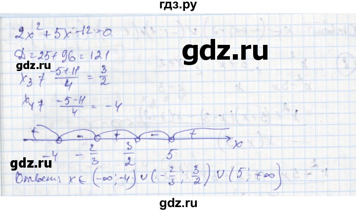 ГДЗ по алгебре 8 класс Колягин рабочая тетрадь  §42 - 10, Решебник к тетради 2016
