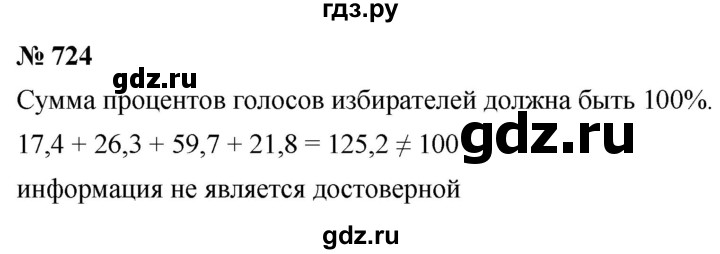 ГДЗ по алгебре 9 класс  Никольский   номер - 724, Решебник к учебнику 2022