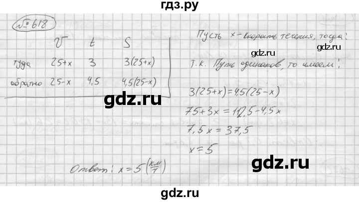 ГДЗ по алгебре 9 класс  Колягин   задание - 618, решебник