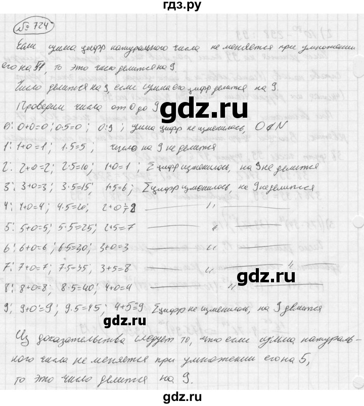ГДЗ по алгебре 9 класс  Колягин   задание - 724, решебник