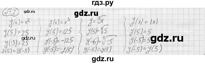 ГДЗ по алгебре 9 класс  Колягин   вводный вопрос / §8 - 2, решебник