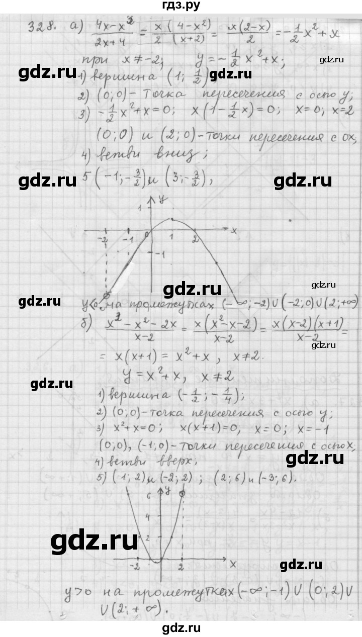 ГДЗ по алгебре 9 класс  Дорофеев   номер - 328, Решебник к учебнику 2015